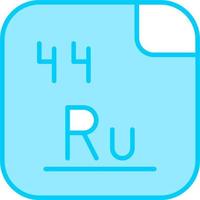 Ruthenium Vector Icon