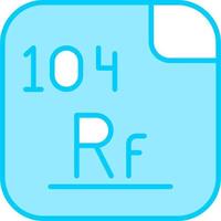 Rutherfordium Vector Icon