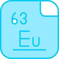 Europium Vector Icon