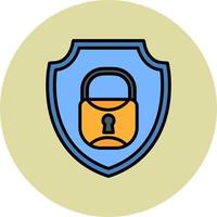 icono de vector de seguridad