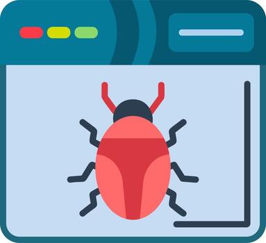 web error vector icono