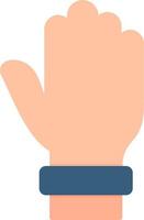 Raise Hand Vector Icon