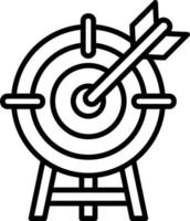 Dart Board Vector Icon