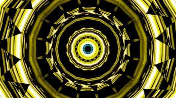 abstrato tremeluzente pulsante fractal música fundo modelo ciclo video