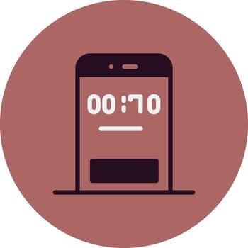 icono de vector de temporizador