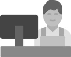 Cashier Vector Icon