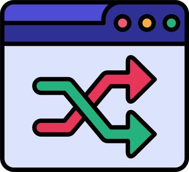 Web Random Vector Icon