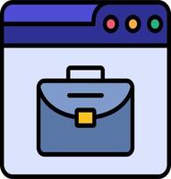 Web Portfolio Vector Icon