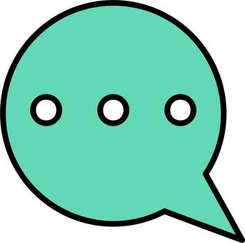 icono de vector de mensaje