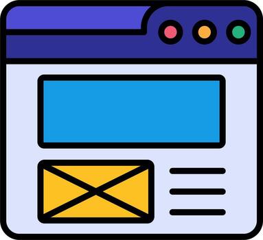 Web Layout Vector Icon