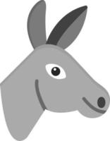 icono de vector de burro