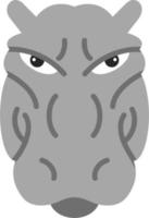 Hippopotamus Vector Icon