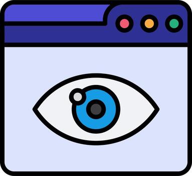 Web Views Vector Icon