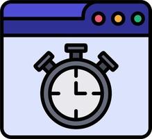 Web Timing Vector Icon