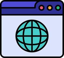 Web World Wide Vector Icon