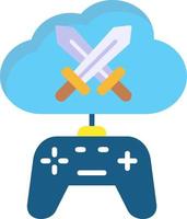 Cloud Gamming Vector Icon