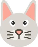 icono de vector de gato