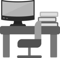 Office Desk Vector Icon