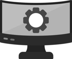 Computer Settings Vector Icon