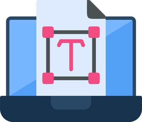Text Vector Icon