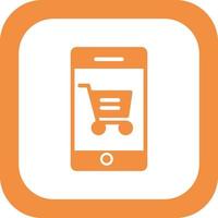 Online shopping Vector Icon