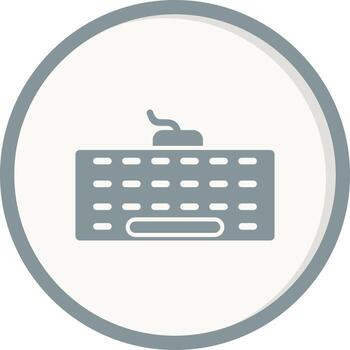 icono de vector de teclado de computadora