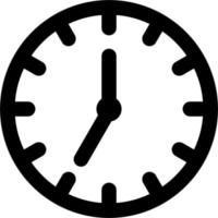 icono de vector de reloj de pared