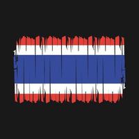 Thailand Flag Brush Vector