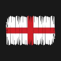 England Flag Brush Vector