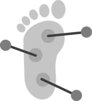 Foot Acupuncture Vector Icon