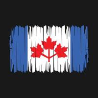 Canada Flag Brush Vector