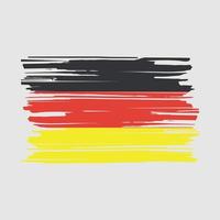 cepillo de bandera de alemania vector