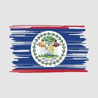 Belize Flag Brush vector