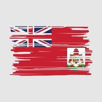 Bermuda Flag Brush vector