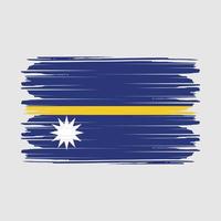 vector de bandera de nauru