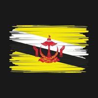 Brunei Flag Vector