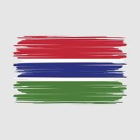 Gambia Flag Vector