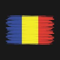 vector de bandera de rumania