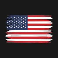 vector de bandera americana