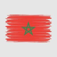 vector de bandera de marruecos