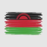 vector de bandera de malawi