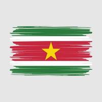 vector de bandera de surinam