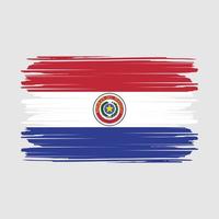 vector de bandera de paraguay