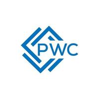 PWC creative circle letter logo concept. PWC letter design. vector