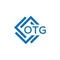 OTG letter design.OTG letter logo design on white background. OTG creative circle letter logo concept. OTG letter design. vector