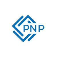 PNP letter logo design on white background. PNP creative circle letter logo concept. PNP letter design. vector