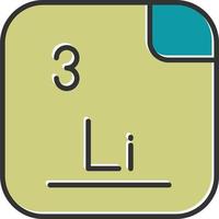 Lithium Vector Icon