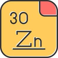 zinc vector icono