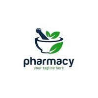 plantilla de diseño de logotipo médico y farmacéutico vector