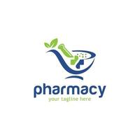 Medical and Pharmacy Logo Design Template vector